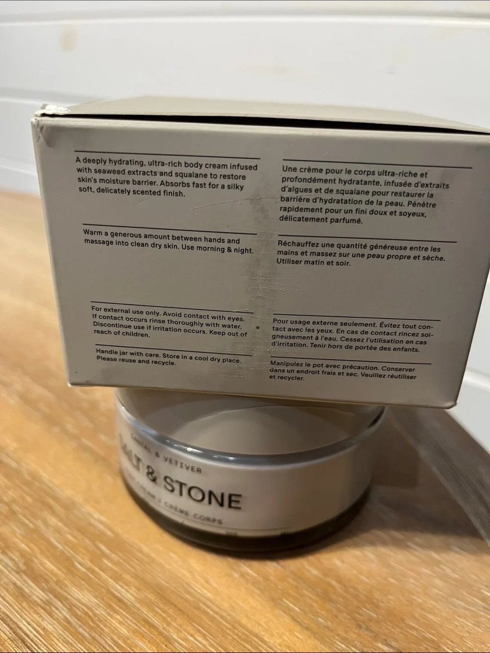 Salt & Stone Santal & Vetiver Body Cream